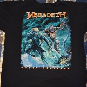 Megadeth Super Collider Black Graphic Tee